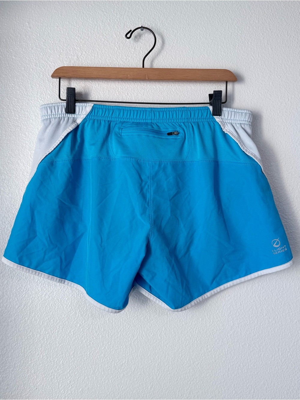 The North Face Women’s Flight Series Running Shorts Blue White Trim -Size Large - Picture 2 of 13